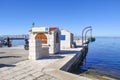 Senj - October 15,2017 : Landscape view town of Senj at port in Croatia Royalty Free Stock Photo