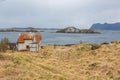 View of Senja Island near Hamn Royalty Free Stock Photo