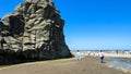 Senjojiki Rock Seaside, A Thousand Tatami Mats Royalty Free Stock Photo