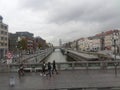The Senne is a small river that flows through Brussels. Royalty Free Stock Photo