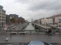 The Senne is a small river that flows through Brussels. Royalty Free Stock Photo