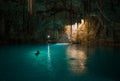 The senote in Mexico Royalty Free Stock Photo