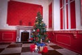 Sensasional vintage Christmas interior Royalty Free Stock Photo