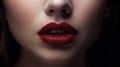 The smooth texture of her lips was like a dream created with Generative AI