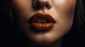 The smooth texture of her lips was like a dream created with Generative AI