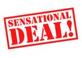 SENSATIONAL DEAL! Rubber Stamp Royalty Free Stock Photo