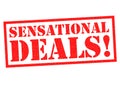 SENSATIONAL DEALS! Royalty Free Stock Photo