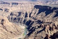 Sensational view of the Fish River Canyon - the second largest canyon in the world - Namibia Africa Royalty Free Stock Photo