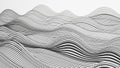 A sense of flowing topography or sound waves offering a visually Royalty Free Stock Photo