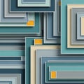 Sense of organized complexity, reminiscent of architectural or Royalty Free Stock Photo