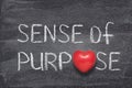 Sense of purpose heart Royalty Free Stock Photo