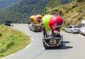 Senseo Caravan in Pyrenees Mountains - Tour de France 2015