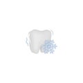 Sensitive tooth 3D render icon Royalty Free Stock Photo