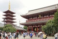 Senso-ji is an ancient Buddhist temple located in Asakusa in Tokyo. It is Tokyo`s oldest temple, and one of its most significant Royalty Free Stock Photo