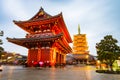 Senso-ji Temple at Asakusa area in Tokyo, Japan Royalty Free Stock Photo