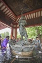 The Senso-ji Temple in Asakusa, Tokyo, Japan. The word means Kobunacho, a place which is located in Tokyo, Japan