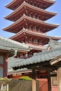 Sensoji Buddhist Temple in Asakusa, Tokyo, Japan Royalty Free Stock Photo