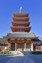 Sensoji Buddhist Temple in Asakusa, Tokyo, Japan Royalty Free Stock Photo