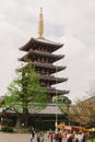 Sensoji temple. Sensoji is Tokyo's most famous and popular temple