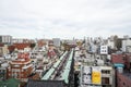 Sensoji temple top view taken in Japan on 4 December 2016