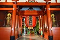 Tokyo - Japan, Asakusa Temple in the evening. Royalty Free Stock Photo