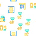 Sensor Electronic Tool Vector Seamless Pattern
