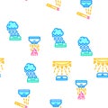 Sensor Electronic Tool Vector Seamless Pattern