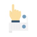 Sensor touch Color Vector icon which can easily modify or edit