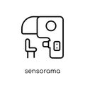 Sensorama icon. Trendy modern flat linear vector Sensorama icon