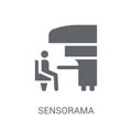 Sensorama icon. Trendy Sensorama logo concept on white background from Artificial Intelligence collection