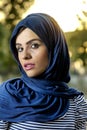 Sensual beauty arabian girl with hijab