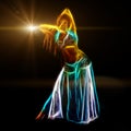 Sensual belly dancer Royalty Free Stock Photo