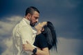 Sensual couple kissing. Beautiful young couple hugging. Love concept. Couple is hugging. Passion love couple. Romantic Royalty Free Stock Photo