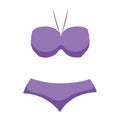 Sensual female swimsuit icon