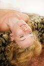 Sensuality blonde woman