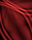 Sensuous Smooth Red Satin #3 Royalty Free Stock Photo