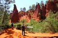 Sentier des Ocres - an open-air ochre park in the region of Luberon