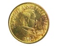 25 Sentimos coin, 1946~Today - Republic of the Philippines serie, Bank of Philippines