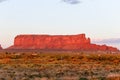 Sentinel Mesa in Monument Valley Royalty Free Stock Photo