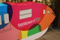 Sentosa Island - Metro train prototype model- Singapore tourism - Singapore travel diaries Royalty Free Stock Photo