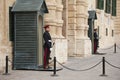 Sentries at Grandmasters Palace, Valletta Royalty Free Stock Photo