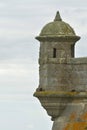 Sentry box or watchtower of Fort San Miguel in Uruguay. Royalty Free Stock Photo