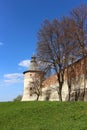 Sentry Corner Tower in Zaraysk Kremlin Royalty Free Stock Photo