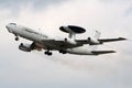 Sentry NATO radar plane Royalty Free Stock Photo