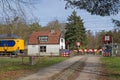 Sentry of the railways in Baarn Royalty Free Stock Photo