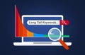 SEO Concept - Long Tail Keywords for Search Engine Optimization