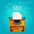 Seo content marketing strategy concept search engine optimization