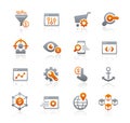 SEO and Digital Martketing Icons 1 of 2 // Graphite Series Royalty Free Stock Photo