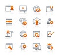 SEO and Digital Martketing Icons 2 of 2 // Graphite Series