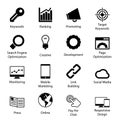Seo Icons Royalty Free Stock Photo